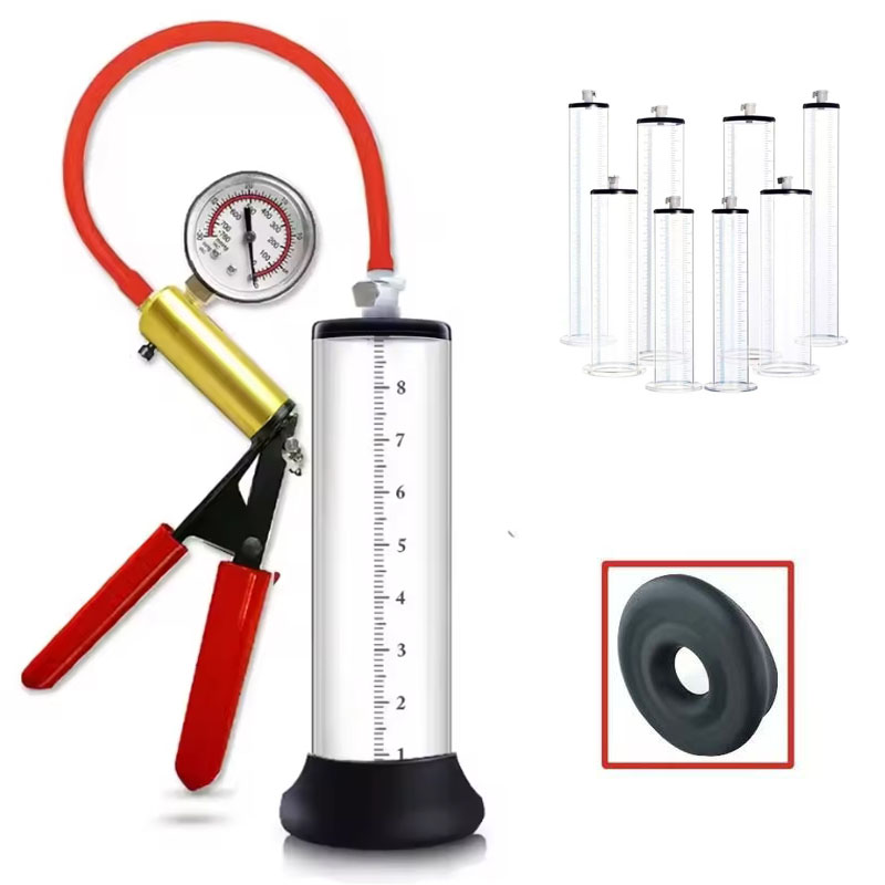 Men Accessories Combo Set - Male Penis Vacuum Pump Enlargement Acrylic