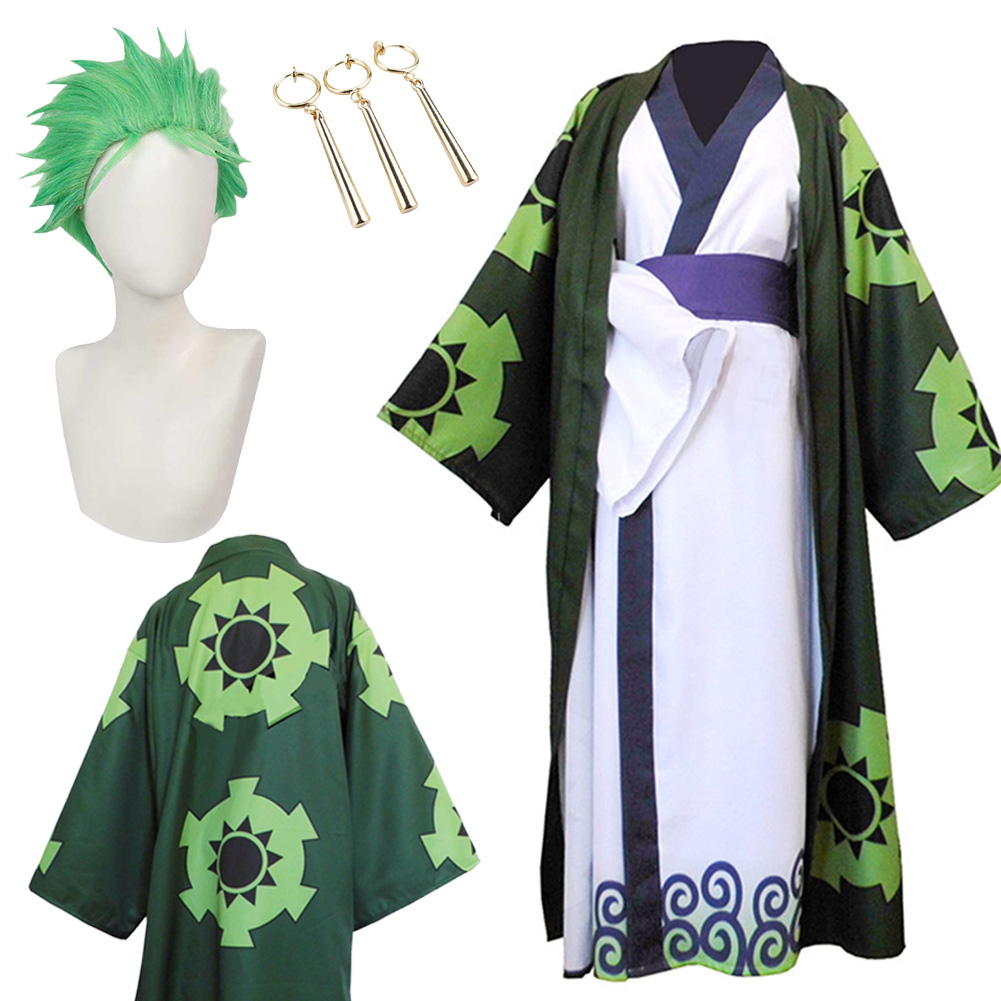 Men'S Kimono Accessories - Wano Country Roronoa Of Zoro Cosplay