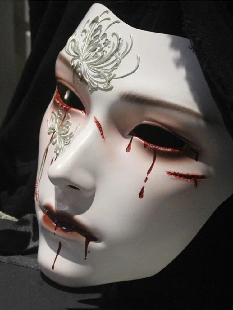 Men Accessories Drawing - Mask Retro Hand Drawing Fashion Men