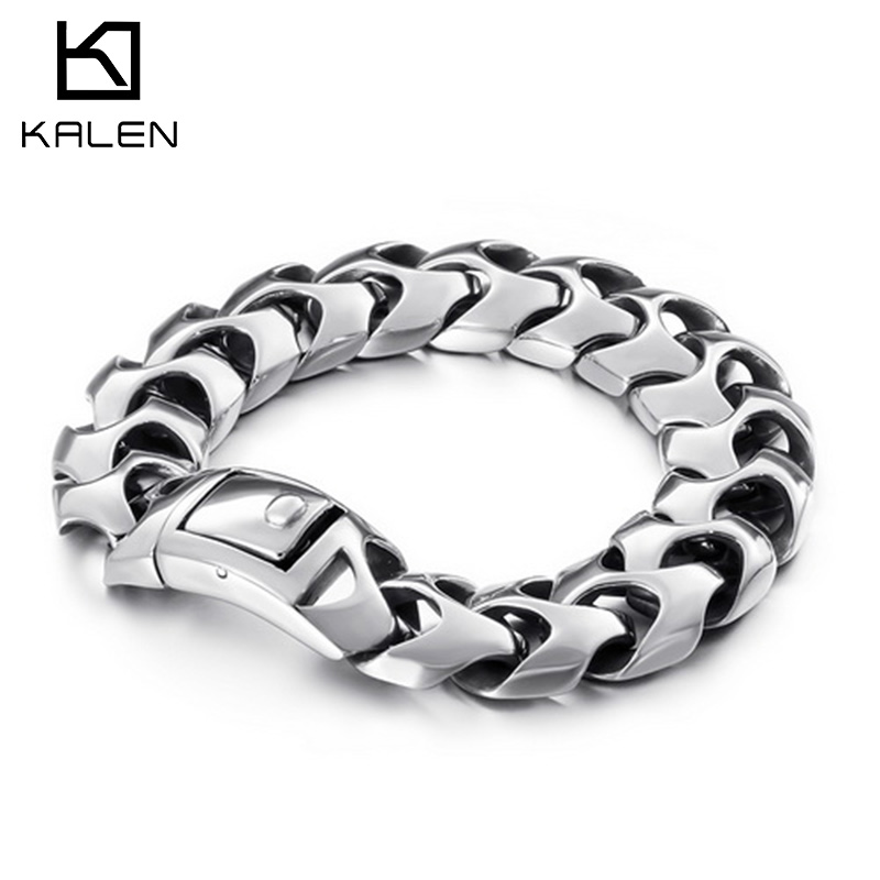 Men Accessories Bd - KALEN High Polished Arrow Shaped Bracelet