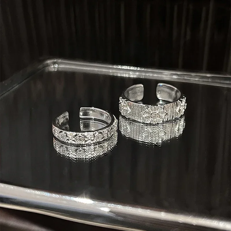 Shiny Metal Open Ring for Men  - Men Accessories Drawing ulasan dan harga