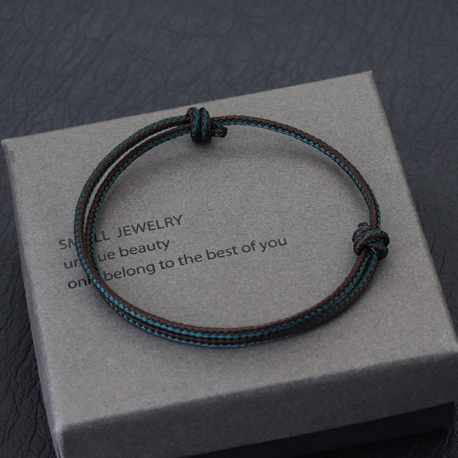 Unique Men Bracelet String Mot - Men Accessories Wrist ulasan dan harga
