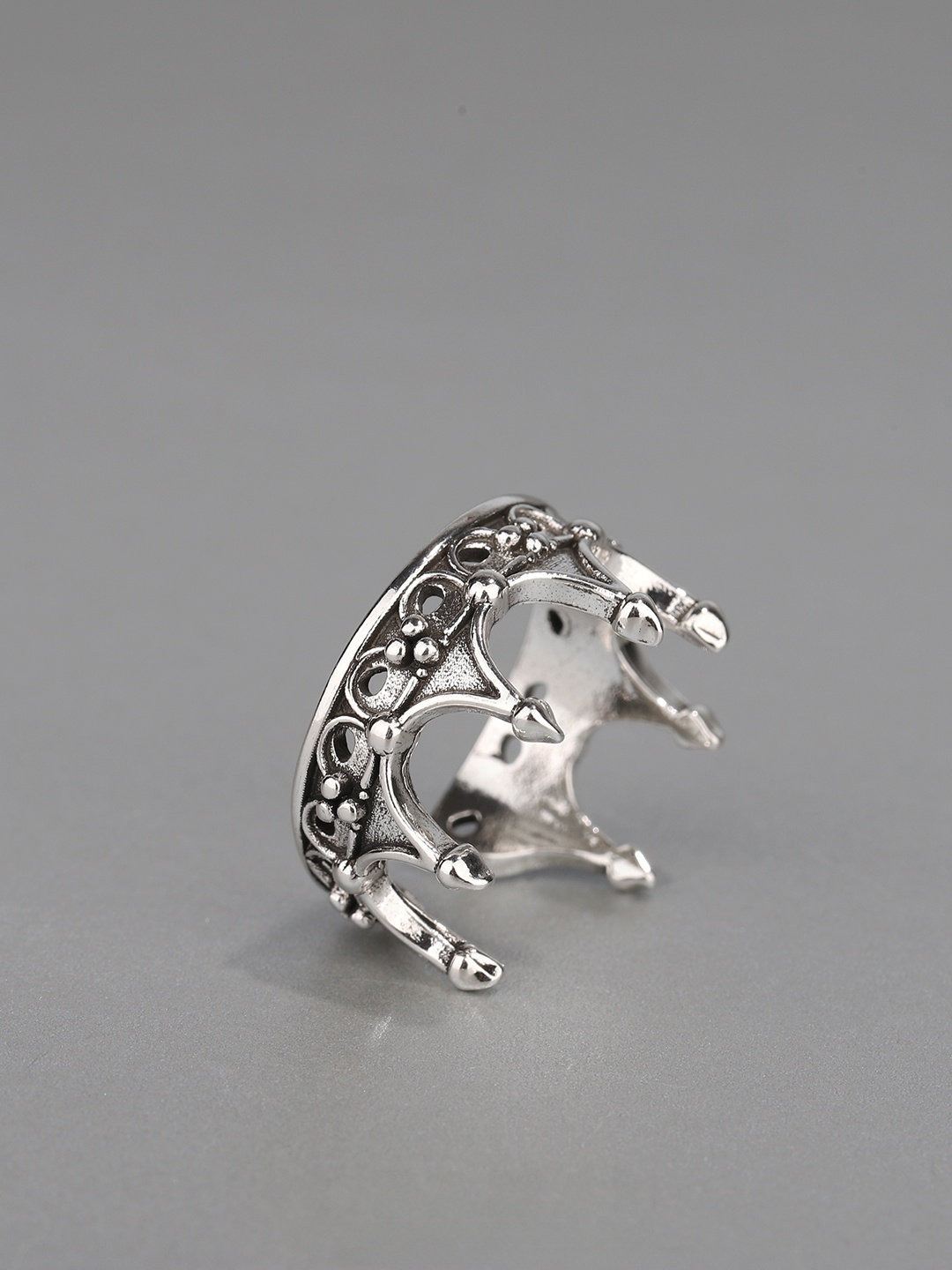 Gothic Crown Ring Adjustable O - Men'S Accessories Rings ulasan dan harga