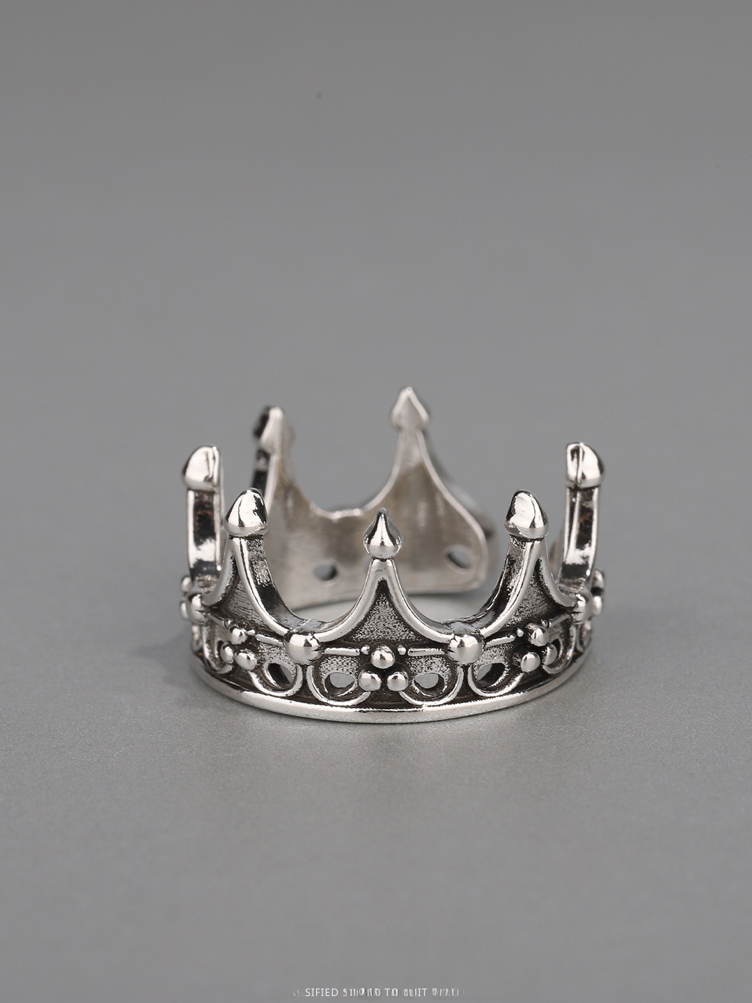 Gothic Crown Ring Adjustable O - Men'S Accessories Rings ulasan dan harga