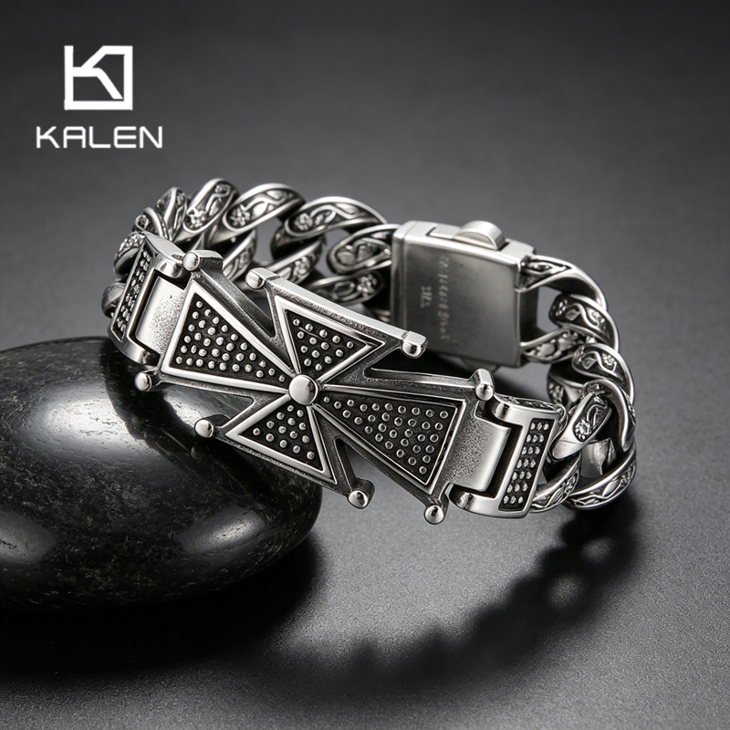 Kalen Vintage Stainless Steel  - Men Accessories Bd ulasan dan harga