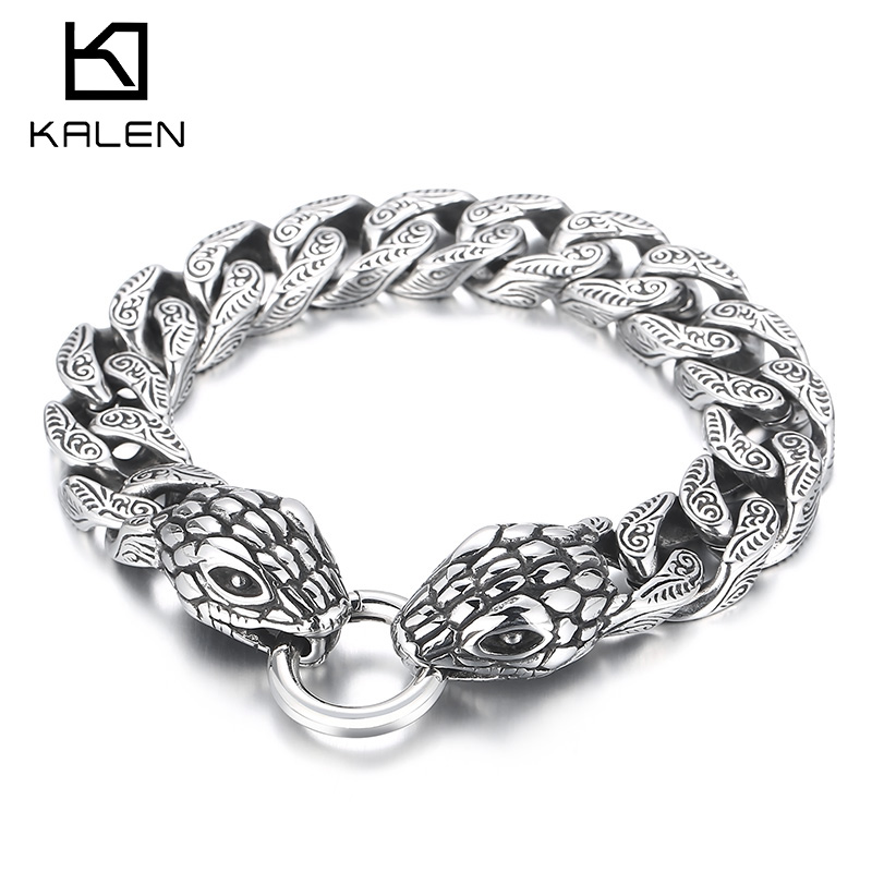 KALEN 15mm Snake Bracelets for - Men Accessories Bd ulasan dan harga