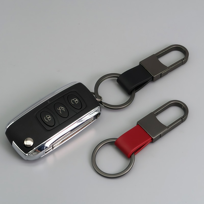 Fashion Leather Keychains Cust - Men Accessories Name ulasan dan harga