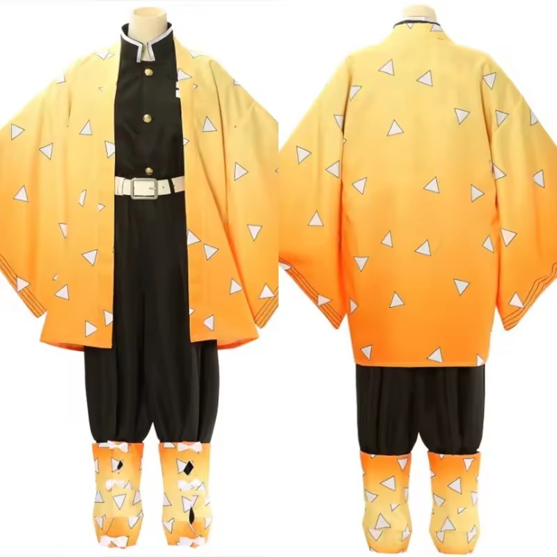 Anime Agatsuma Zenitsu Cosplay - Men'S Kimono Accessories ulasan dan harga