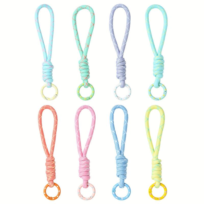 2~5pcs Colorful Braided Keycha - Men'S Accessories Rings ulasan dan harga