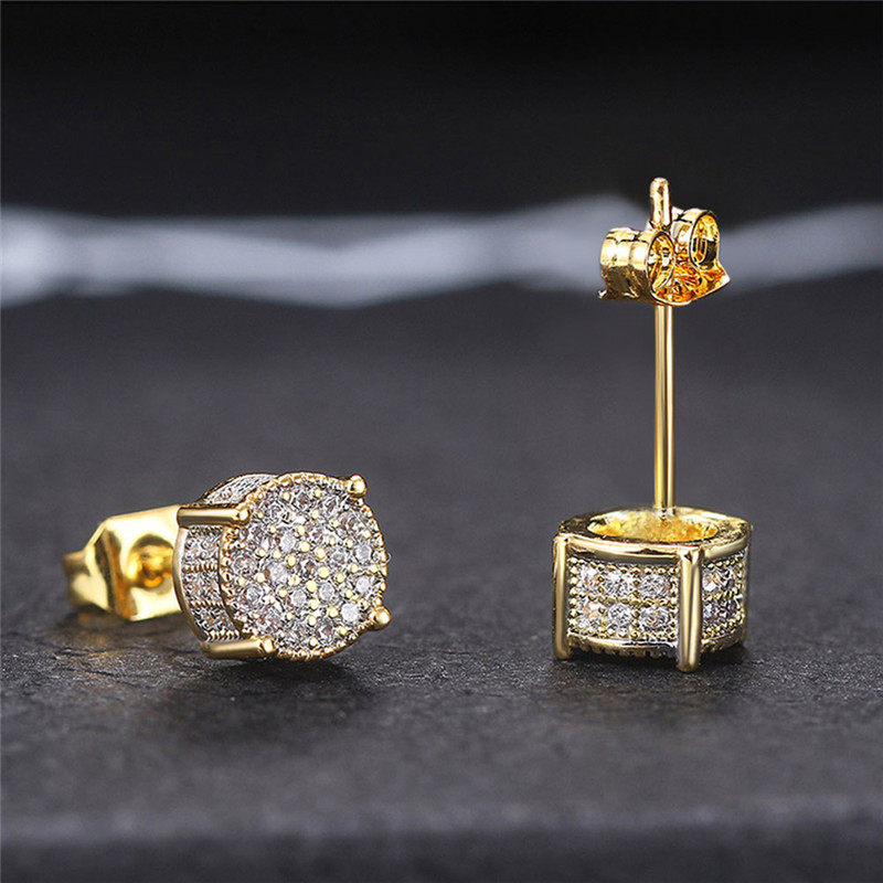 Huitan 2022 New Fashion Stud E - Men'S Accessories Drop Shipping ulasan dan harga