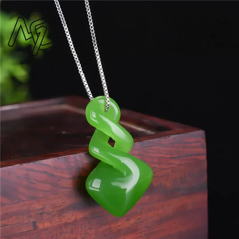 Natural Hetian Jade Green Colo - Men'S Accessories Drop Shipping ulasan dan harga