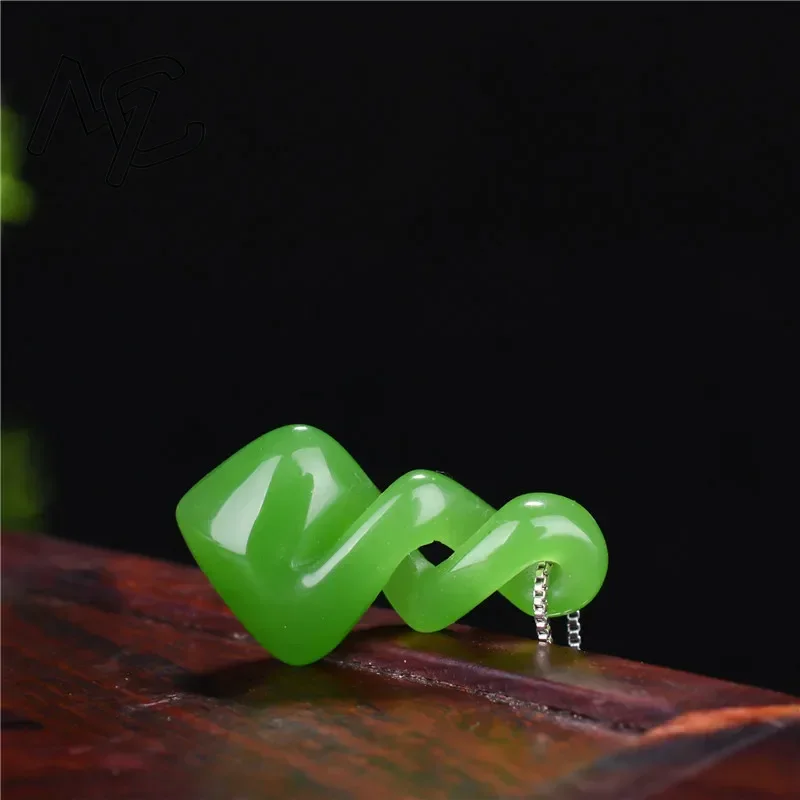Natural Hetian Jade Green Colo - Men'S Accessories Drop Shipping ulasan dan harga