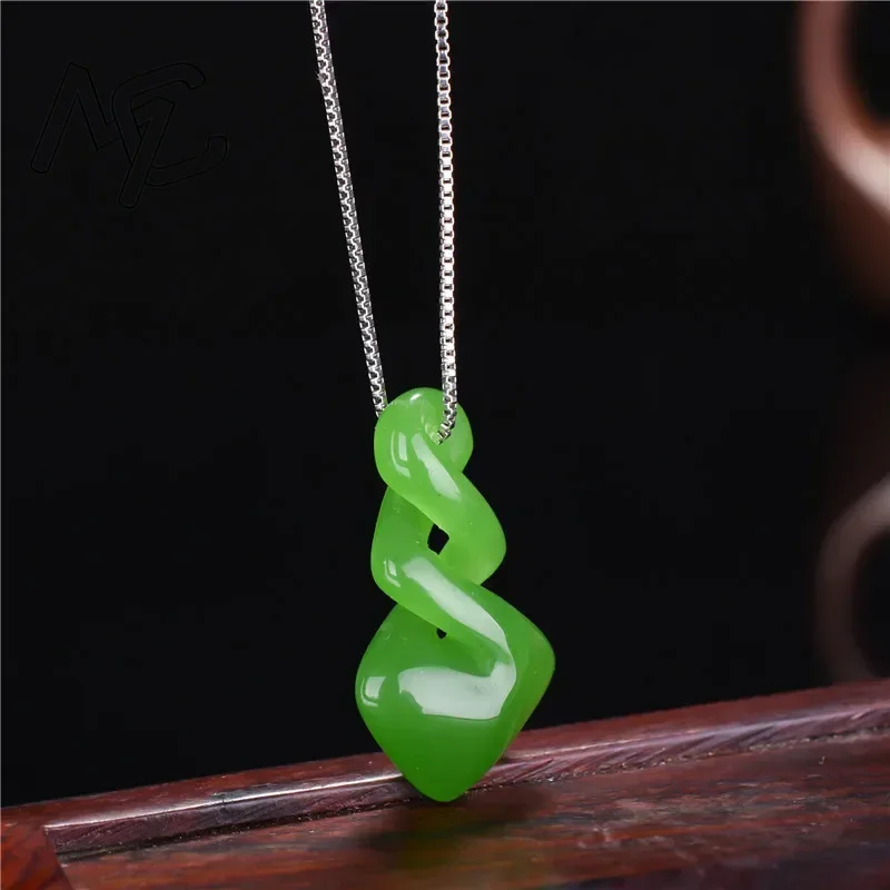 Natural Hetian Jade Green Colo - Men'S Accessories Drop Shipping ulasan dan harga