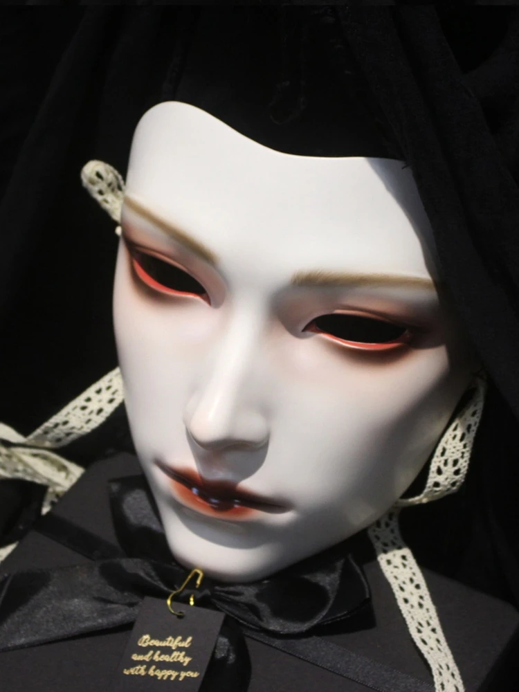 Mask Retro Hand Drawing Fashio - Men Accessories Drawing ulasan dan harga