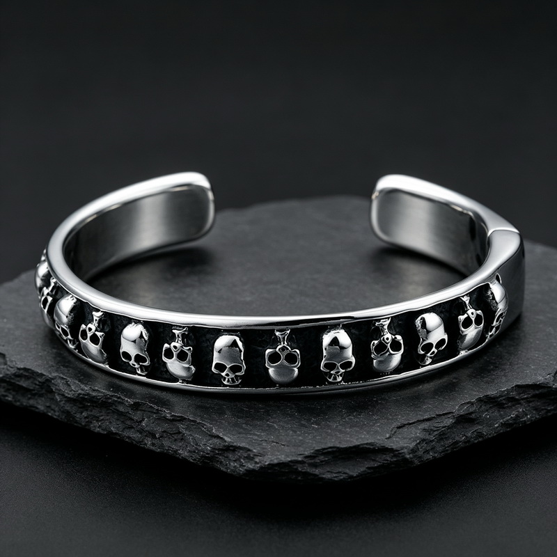Goth Skull Hip Hop Punk Cool C - Men Accessories Bd ulasan dan harga