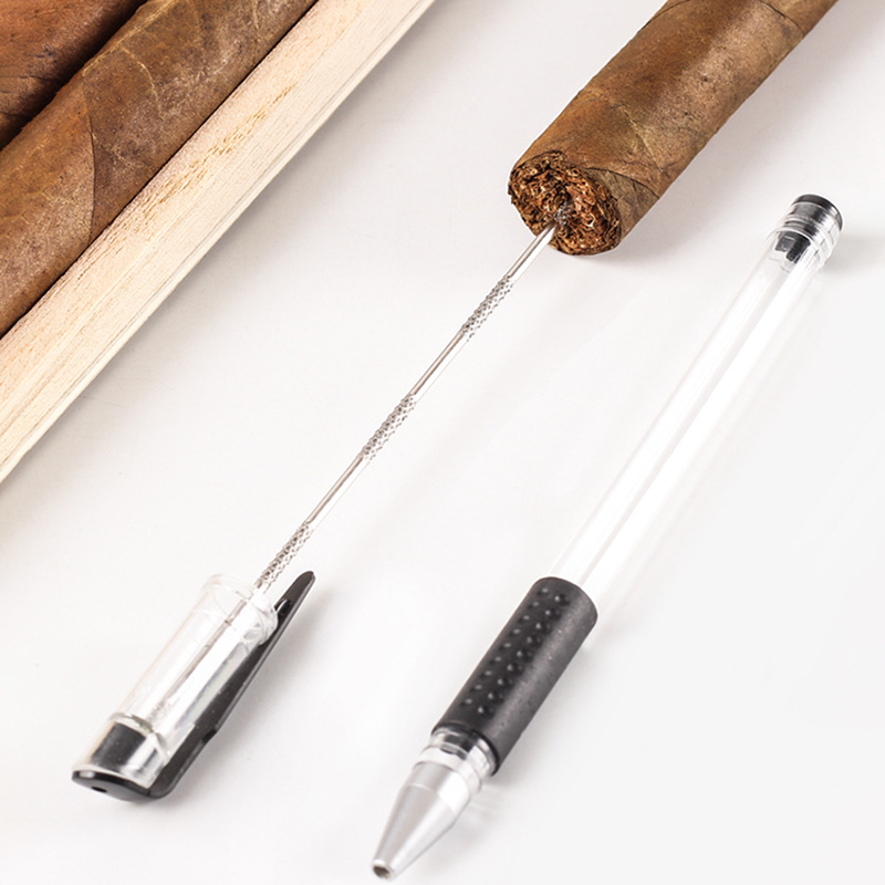 Premium Stainless Steel Cigar  - Men Accessories Drawing ulasan dan harga