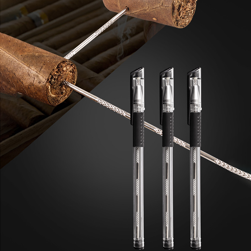 Premium Stainless Steel Cigar  - Men Accessories Drawing ulasan dan harga