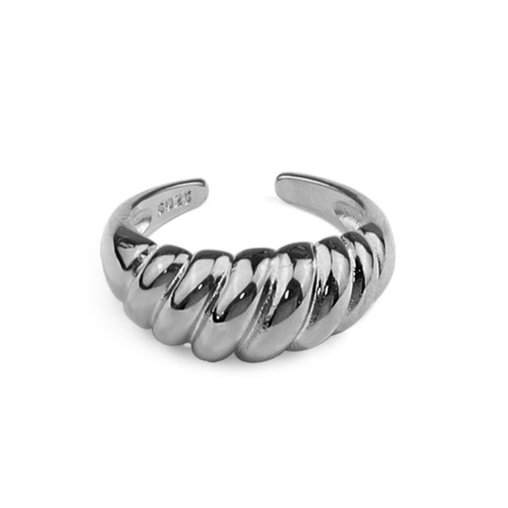 925 Sterling Silver Twisted Cr - Men'S Minimalist Accessories ulasan dan harga