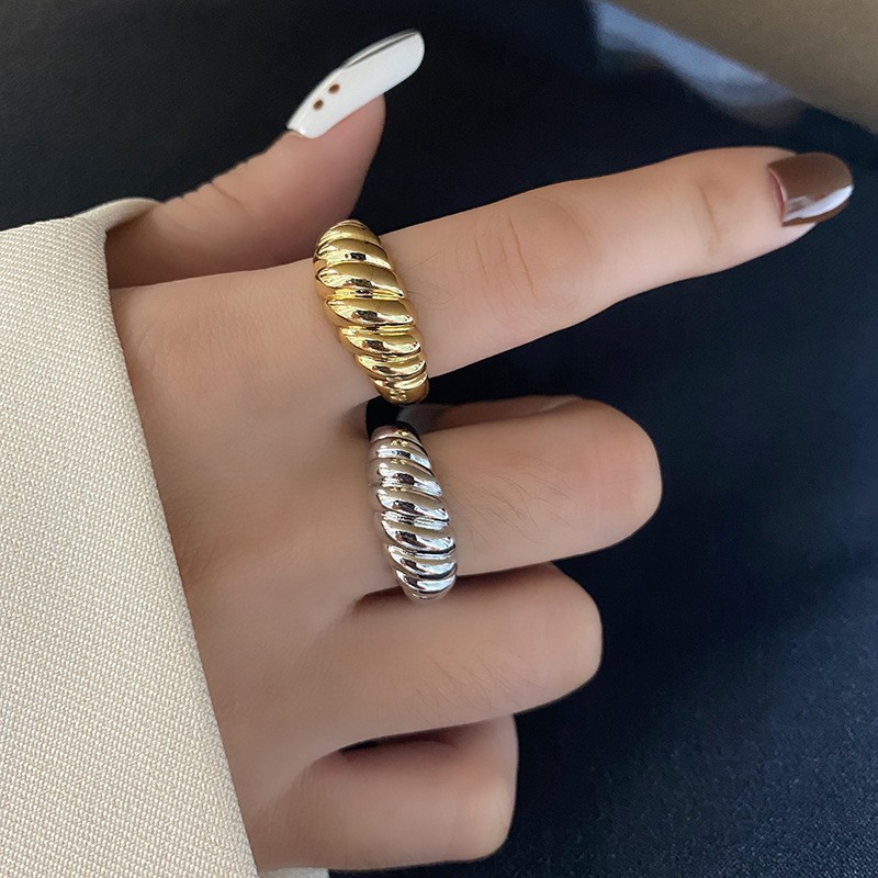925 Sterling Silver Twisted Cr - Men'S Minimalist Accessories ulasan dan harga