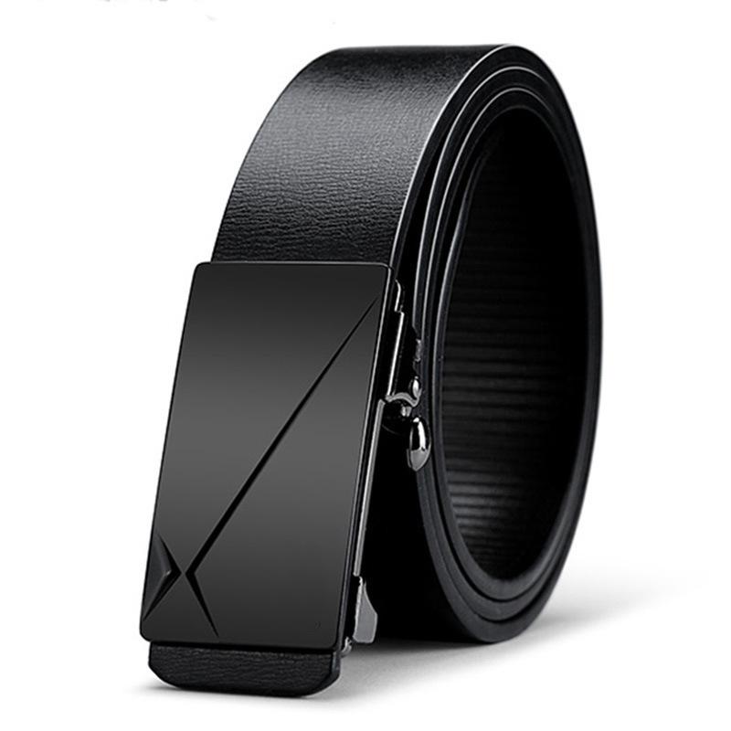 Men PU Automatic Buckle Belt 1 - Men'S Minimalist Accessories ulasan dan harga