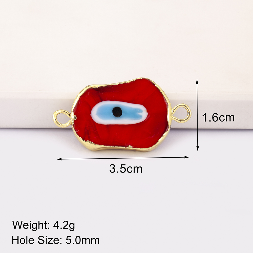 Special Shaped Colorful Evil E - Men Accessories Evil Eye ulasan dan harga