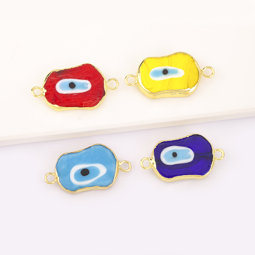 Special Shaped Colorful Evil E - Men Accessories Evil Eye ulasan dan harga