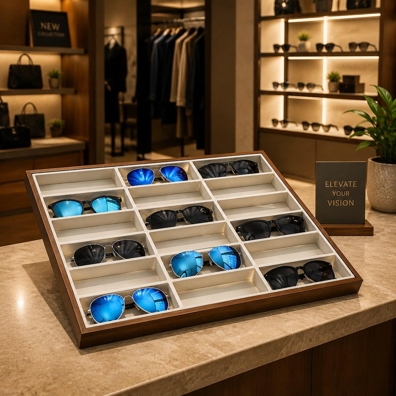 Glasses Display Tray Eyewear S - Men Accessories In Store ulasan dan harga