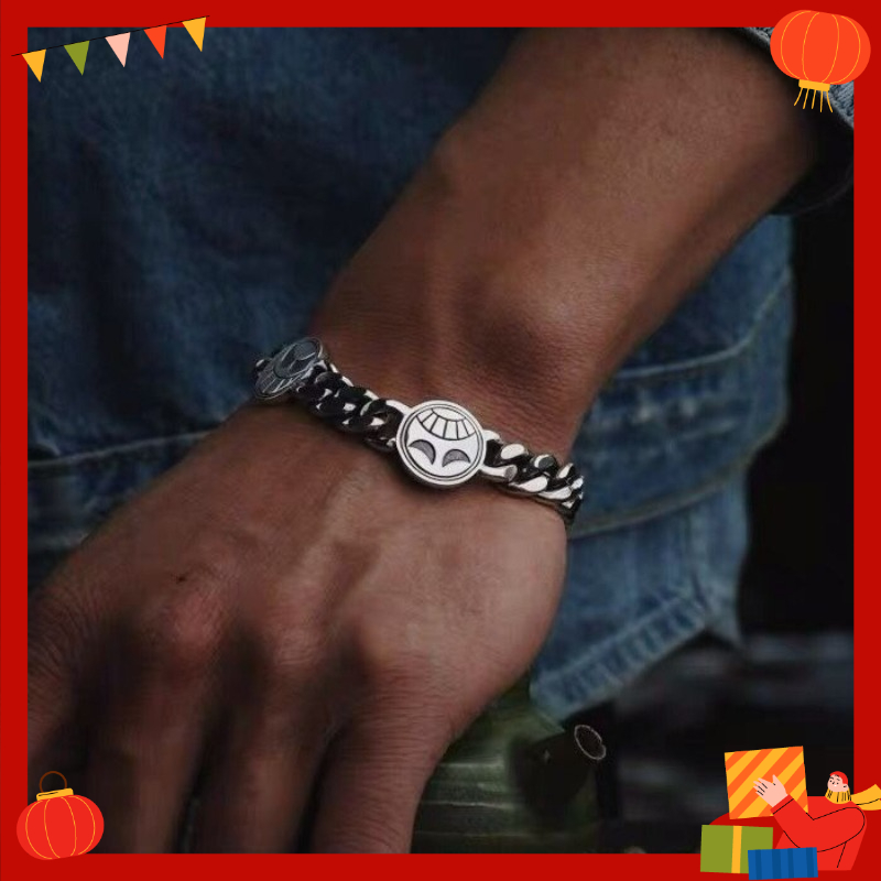 One Piece Ace Bracelet Anime P - Men Accessories Wrist ulasan dan harga