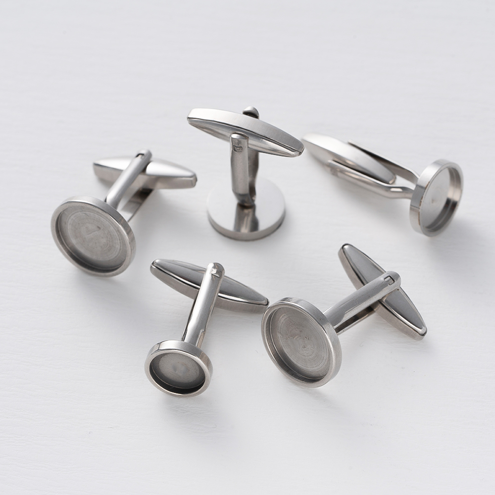 5Pcs Stainless Steel Cufflinks - Men'S Accessories Rings ulasan dan harga