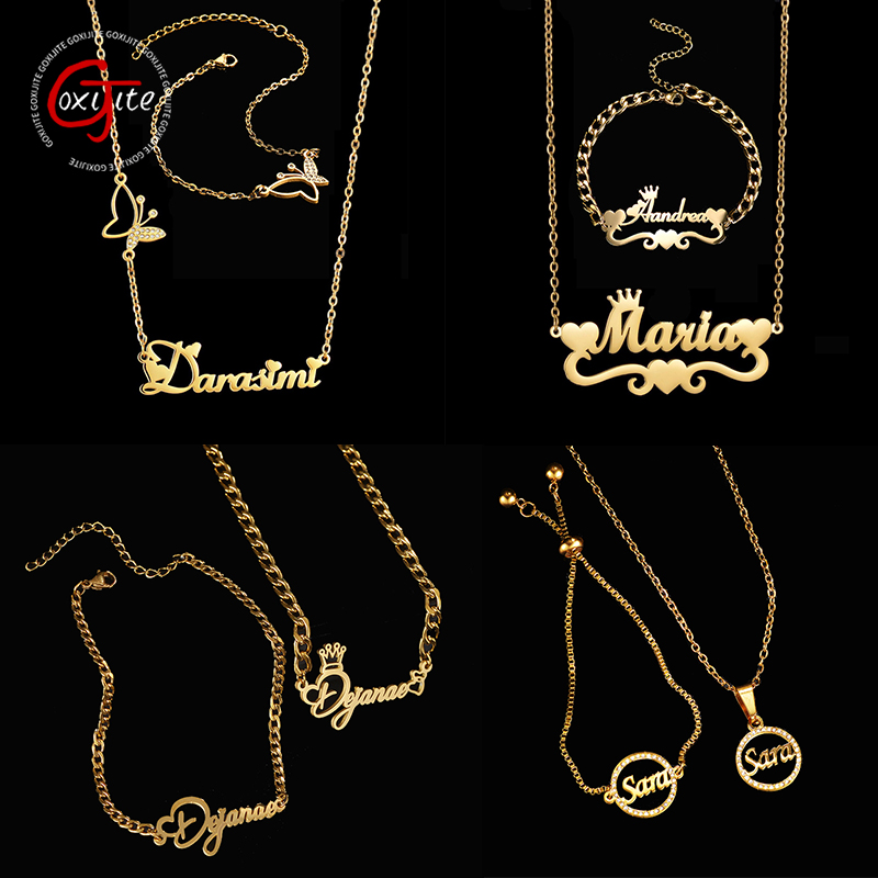 Goxijite Customize Name Neckla - Men Accessories Name ulasan dan harga