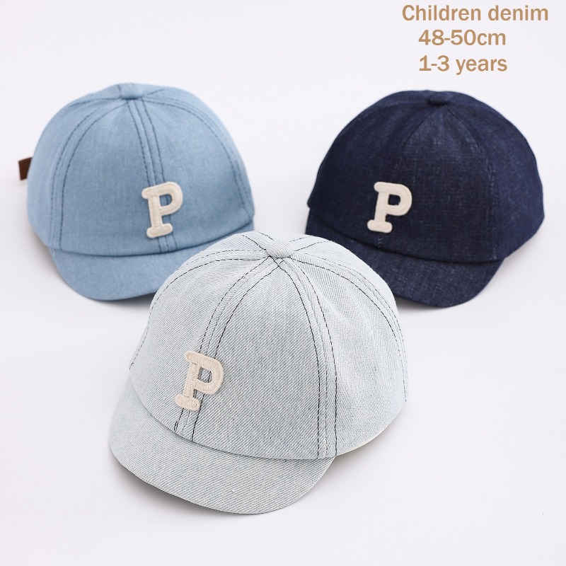 Kids Denim Baseball Cap 48-50c - Hat Snapback Cap ulasan dan harga
