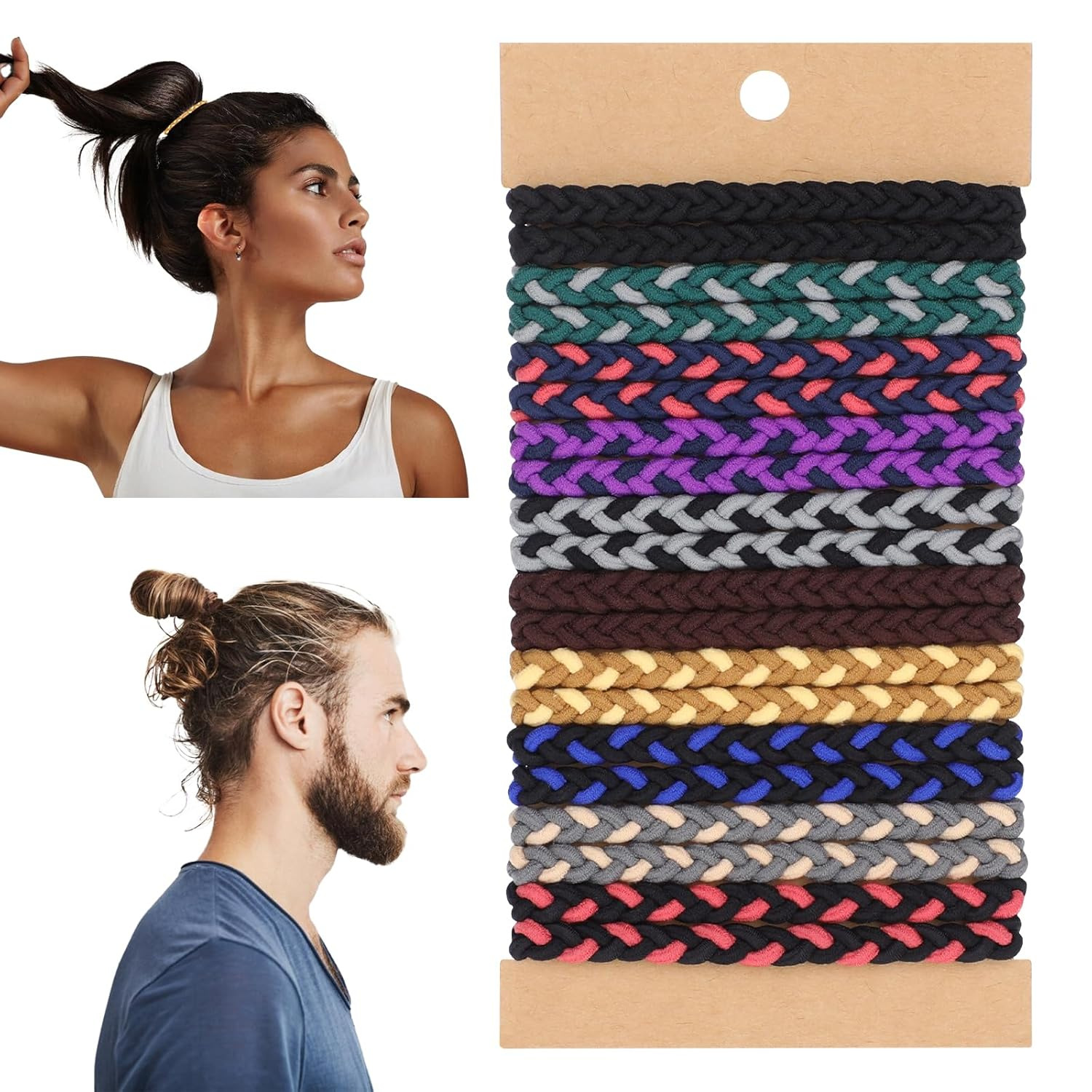 10pcs Boho Hair Ties Bracelets - Men Accessories Wrist ulasan dan harga