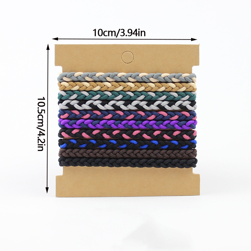 10pcs Boho Hair Ties Bracelets - Men Accessories Wrist ulasan dan harga
