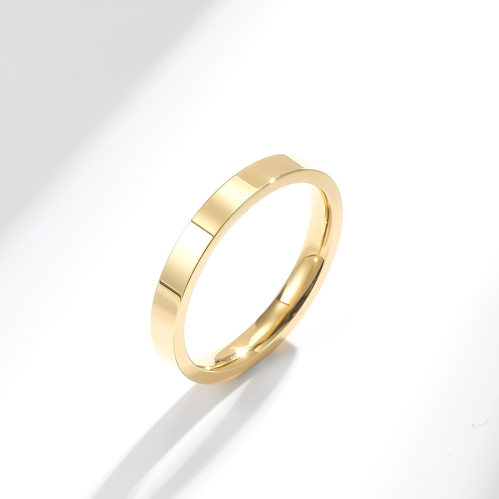 3MM Classic Simple 316L Stainl - Men Accessories Name ulasan dan harga
