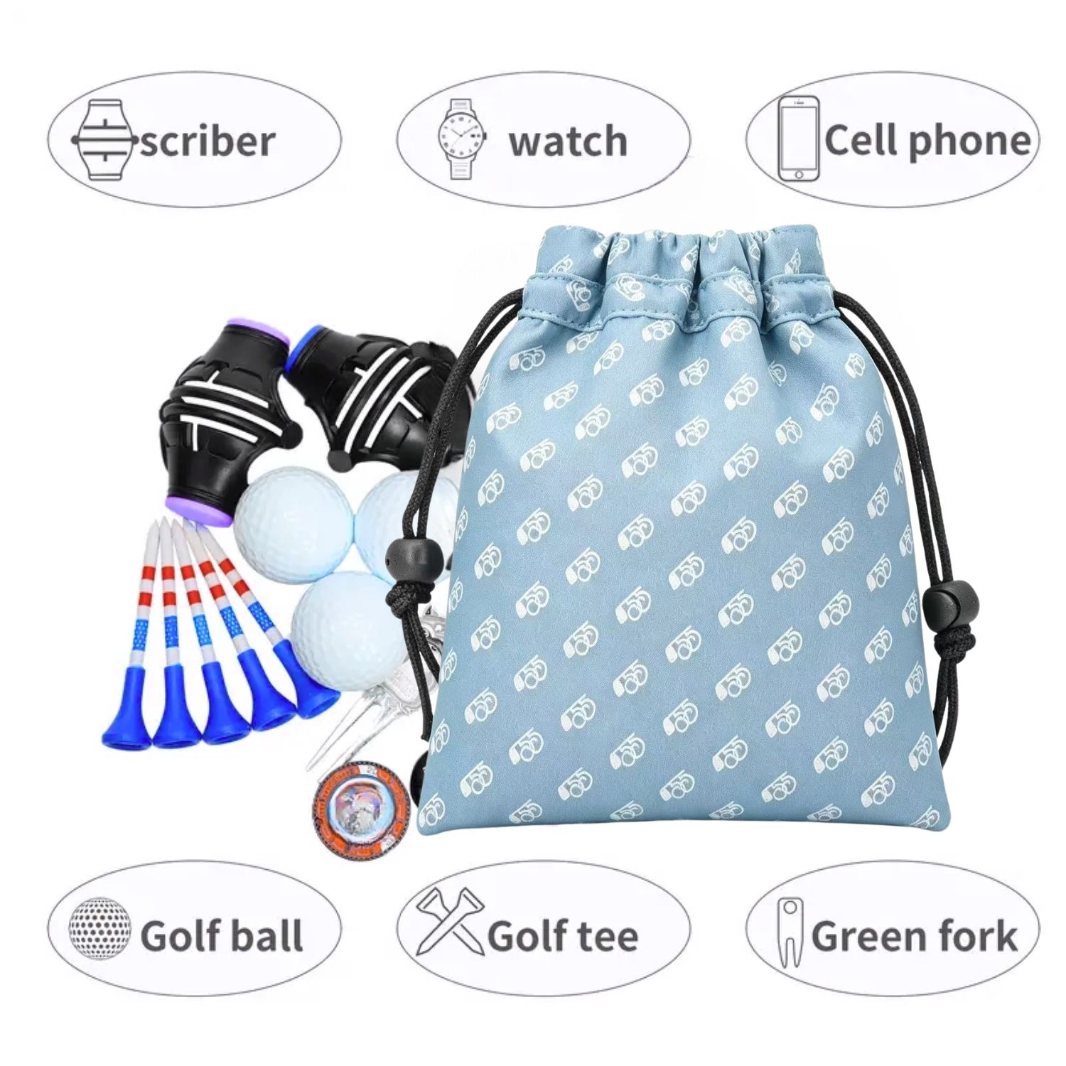 A Minimalist Blue Golf Valuabl - Men'S Minimalist Accessories ulasan dan harga