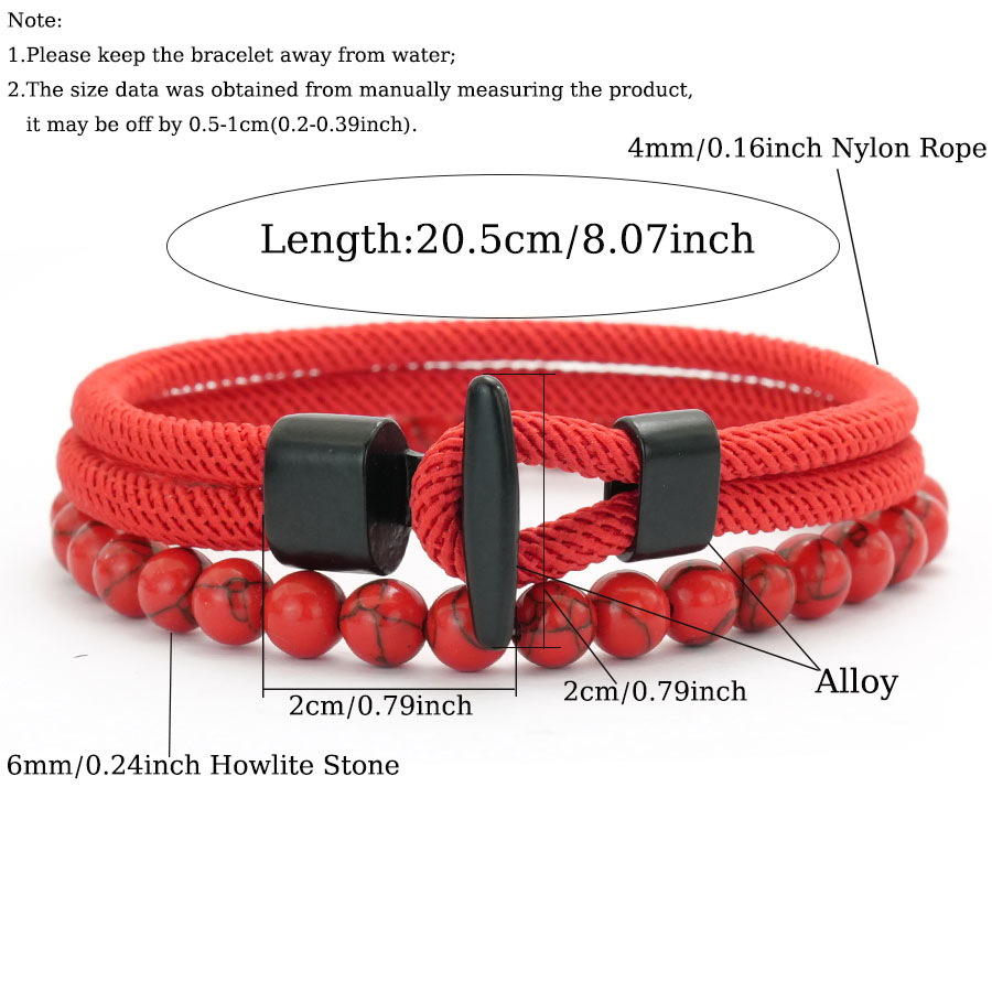 Unique Anchor 2Pcs Man Bracele - Men Accessories Wrist ulasan dan harga