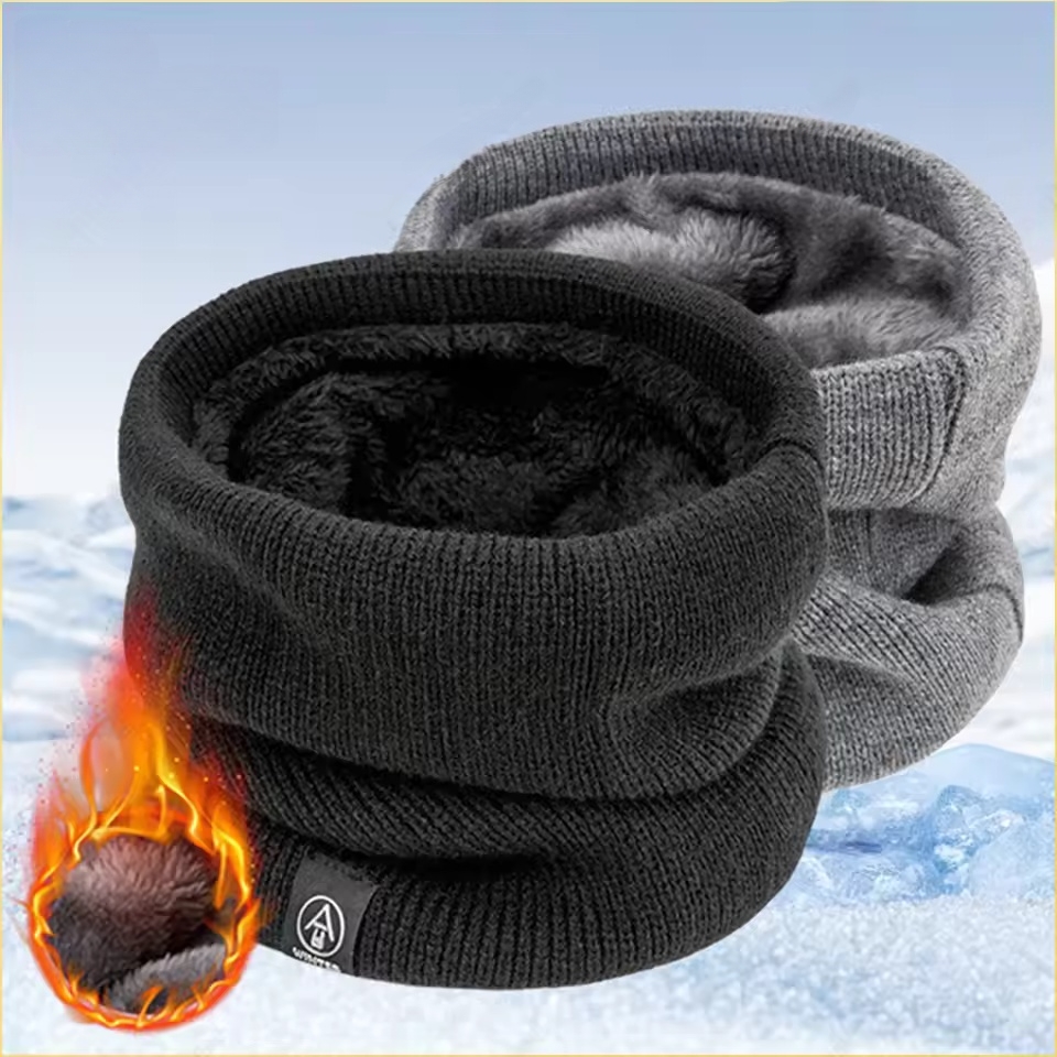 Winter Neck Warmer Scarf Fleec - Men'S Accessories Rings ulasan dan harga