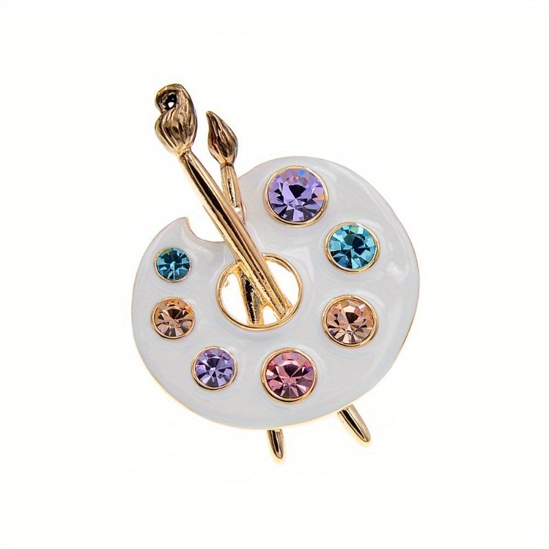 Draw Palette Brooch Creative R - Men Accessories Drawing ulasan dan harga