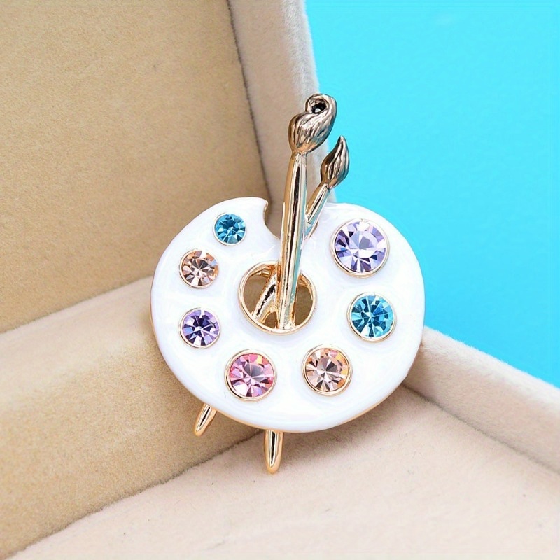 Draw Palette Brooch Creative R - Men Accessories Drawing ulasan dan harga