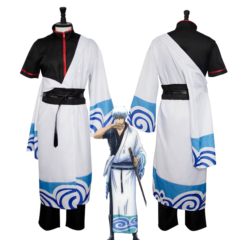 Anime Gintama Cosplay Costume  - Men'S Kimono Accessories ulasan dan harga