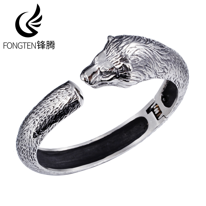 Fongten Viking Wolf Head Stain - Men Accessories Bd ulasan dan harga