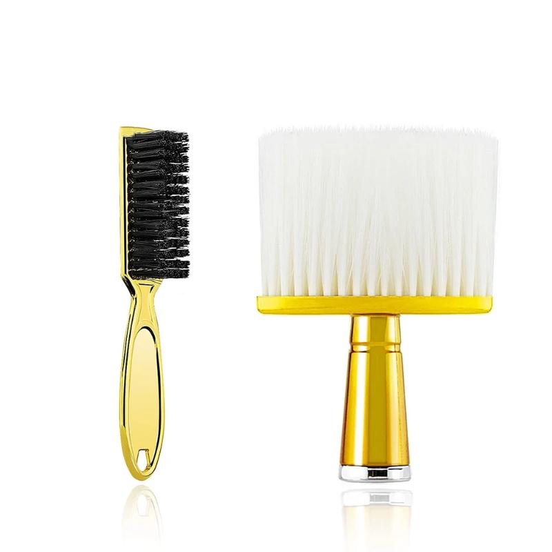 2Pcs Salon Barber Neck Brush S - Men Accessories Combo Set ulasan dan harga