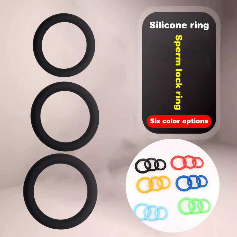 3/6Pcs Silicone Penis Ring Set - Men Accessories Combo Set ulasan dan harga