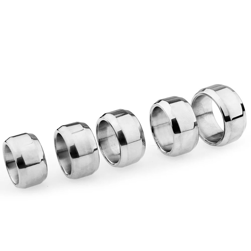 10 Sizes Stainless Steel Rings - Men Accessories Combo Set ulasan dan harga