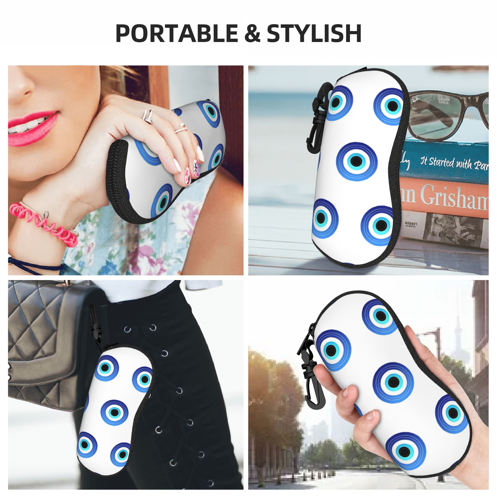 Turkish Evil Eye  Glasses Case - Men Accessories Evil Eye ulasan dan harga