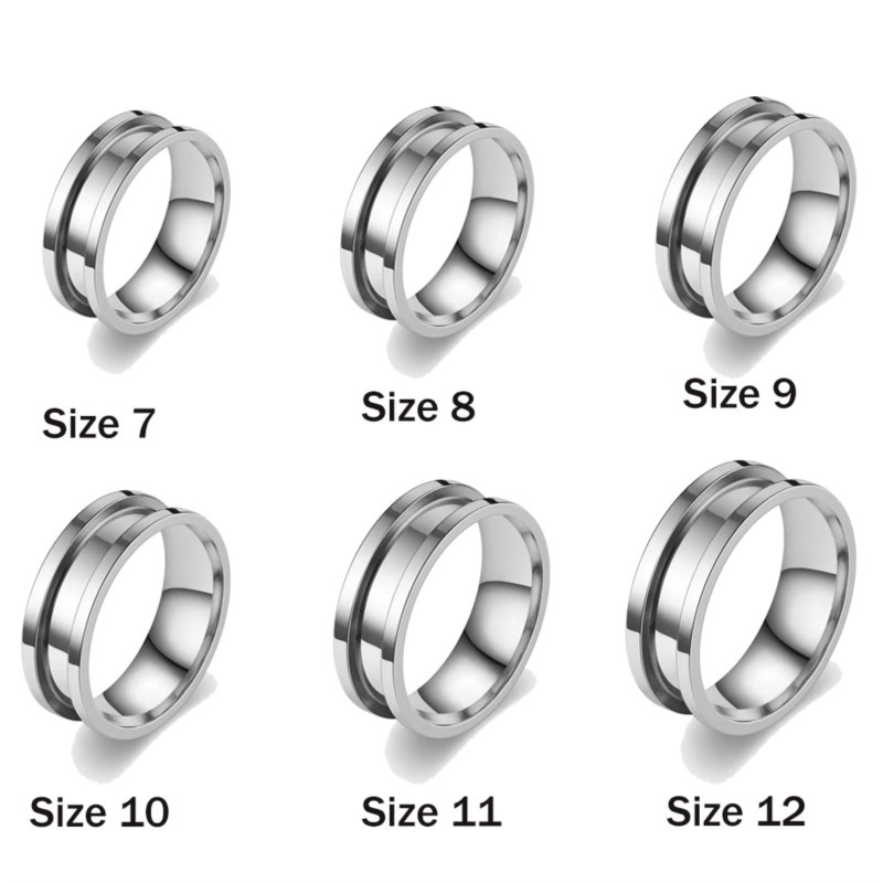 5pcs 7/8/9/10/11/12 Ring Core  - Men'S Accessories Rings ulasan dan harga