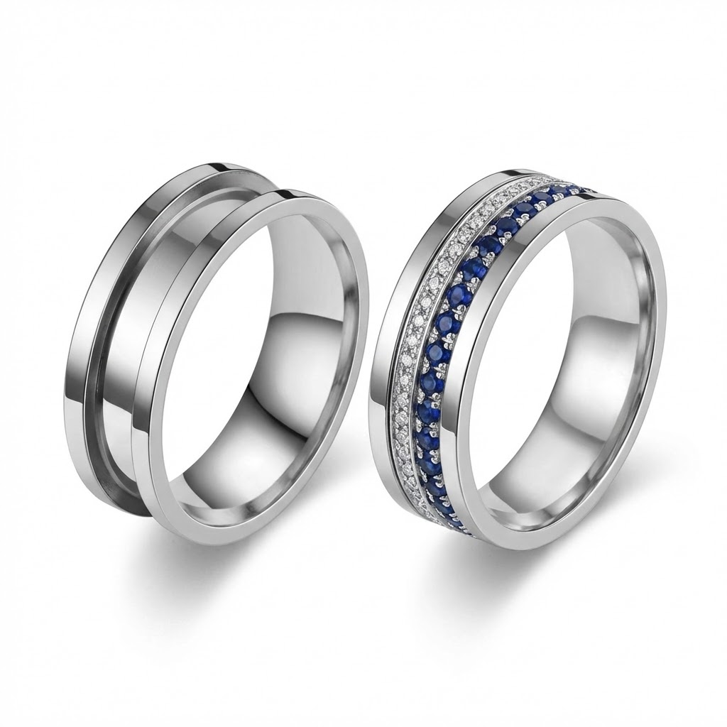 5pcs 7/8/9/10/11/12 Ring Core  - Men'S Accessories Rings ulasan dan harga