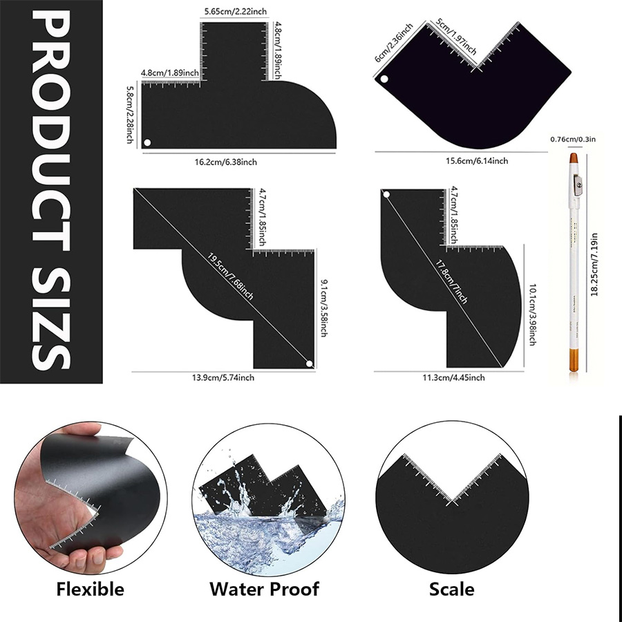 5pcs Hairline Enhancement Card - Men Accessories Combo Set ulasan dan harga