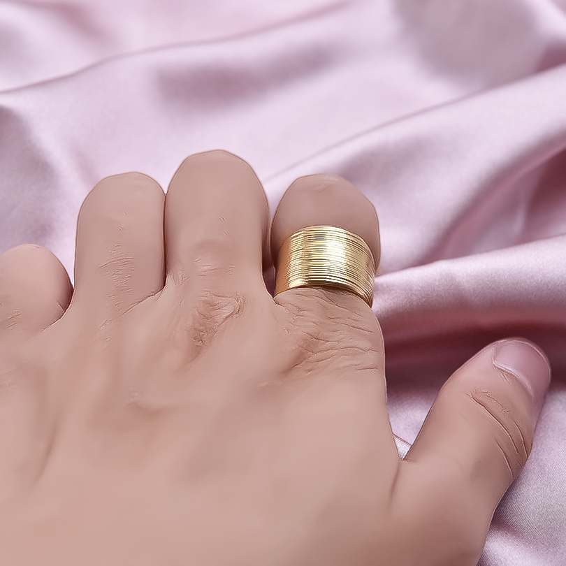 Korea Fashion Wide Ring Open S - Men Accessories Drawing ulasan dan harga