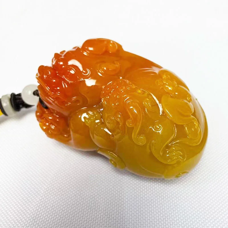 Natural Huang Longyu Pixiu Pen - Men Accessories Wrist ulasan dan harga